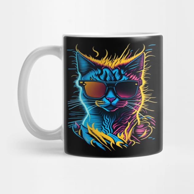 cool cat in sunglasses by sukhendu.12